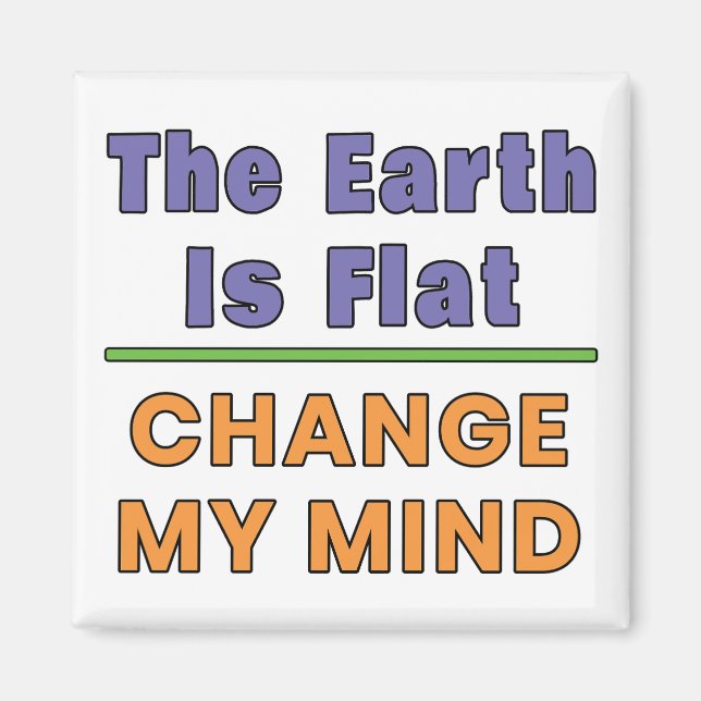 Imã Terra Plana (Frente)