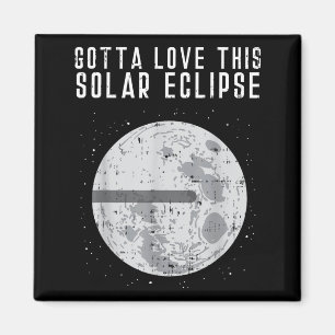 Imã Terra Plana Eclipse Solar Lua Engraçado Teoria da 