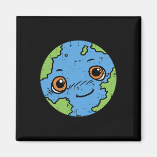 Imã Terra Planeta Cuta Camisa 22 de abril Pro Environ