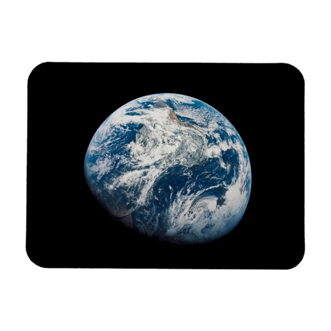 Ímã Terra Tirada Da Nave Espacial Aollo 8. (Horizontal)