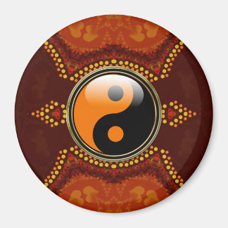 Imã Terra Tribal Nova Idade Yin Yang Magnet