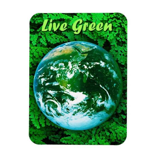 Ímã Terra Verde - consciência ecológica (Vertical)