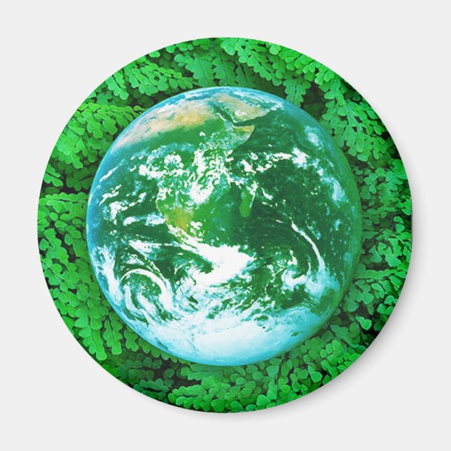Imã Terra Verde - consciência ecológica (Frente)