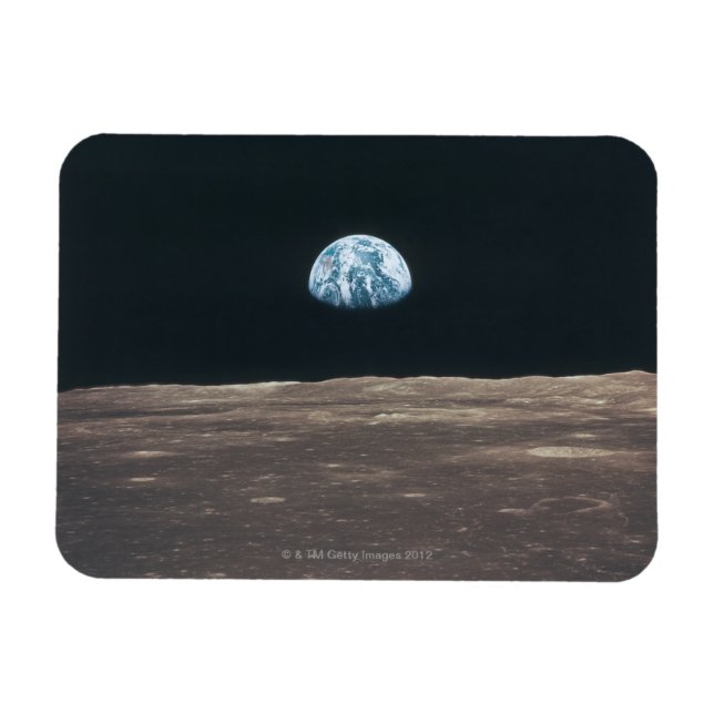 Ímã Terra Vista da Lua (Horizontal)