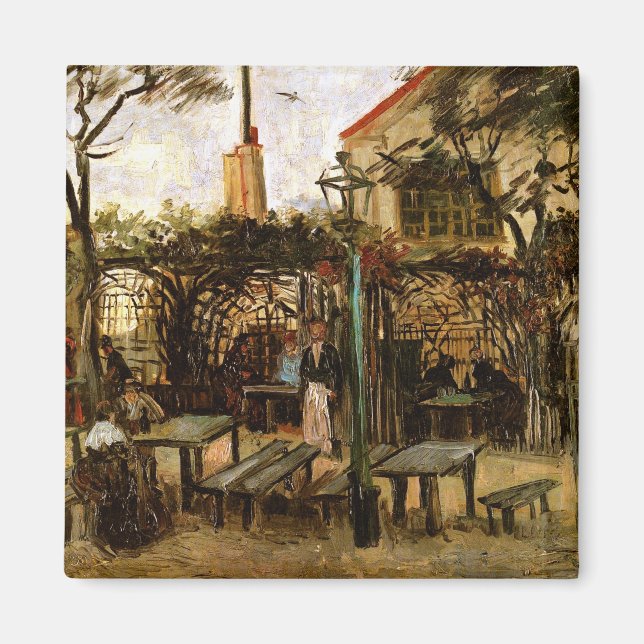 Imã Terrace de Cafe Montmartre (F238)Van Gogh Fine Art (Frente)