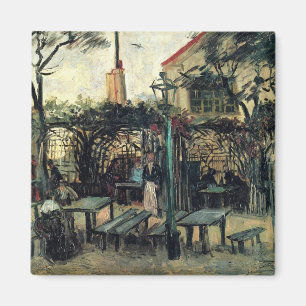 Imã Terraço de um Café, Montmartre por Vincent van Gog