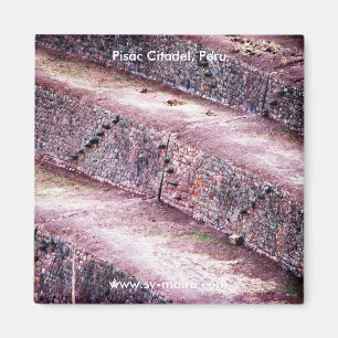 Imã Terraços agrícolas, citadela de Pisac, Peru