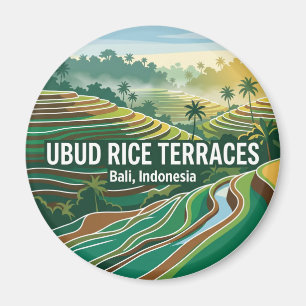 Imã Terraços de Arroz de Ubud Indonésia