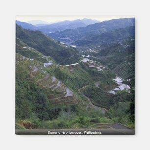 Imã Terraços do arroz da banana, Filipinas