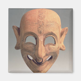 Imã Terracotta que sorri a máscara de San Sperate,