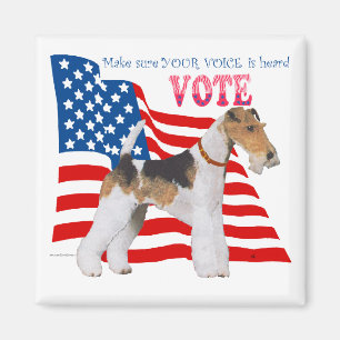 Imã Terrier Fox de Arame VOTE