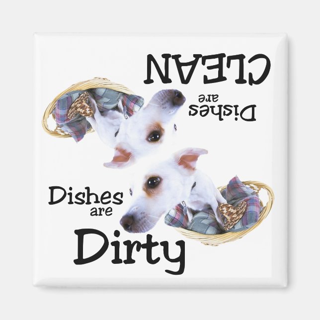 Imã Terrier Lover Dishwasher Magnet (Frente)