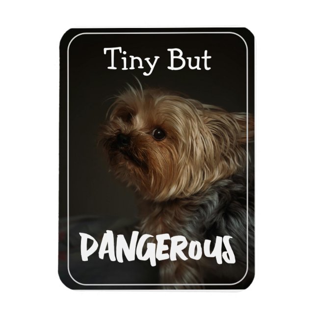 Ímã Terrier Mãe de Cachorro Personalizada Fofa Pet (Vertical)