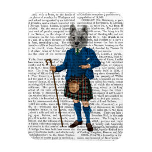 Ímã Terrier, West Highland, em Kilt 3