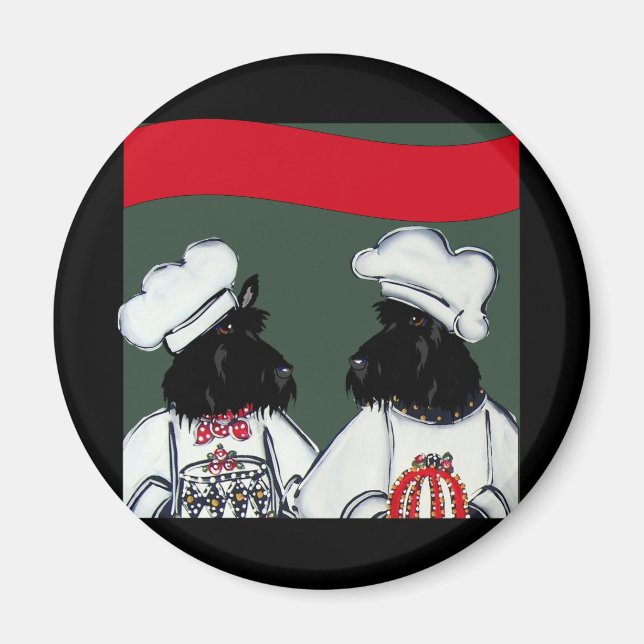 Imã Terriers escoceses (Frente)