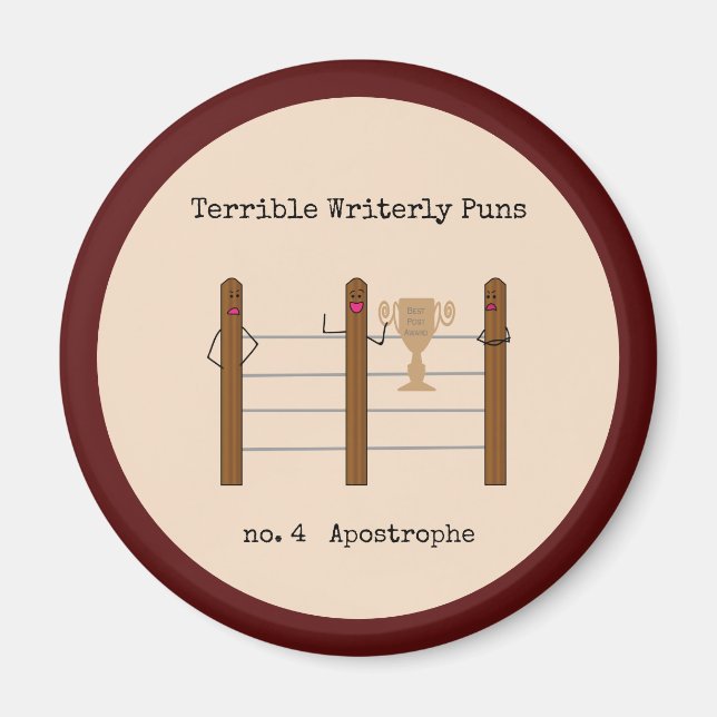 Imã Terrível Puns Escriteriosos (Frente)