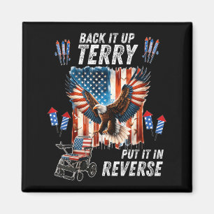 Imã Terry de Reserva Engraçado Coloque-o Em Reverso Fo
