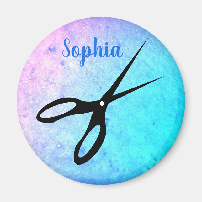 Imã Tesoura Tesoura Ocorre Personalizada (Frente)