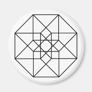 Imã Tesseract (esboço preto)