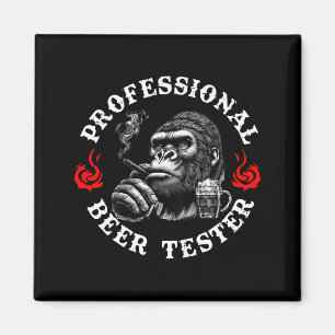 Imã Testador de Cerveja Profissional Macaco Engraçado