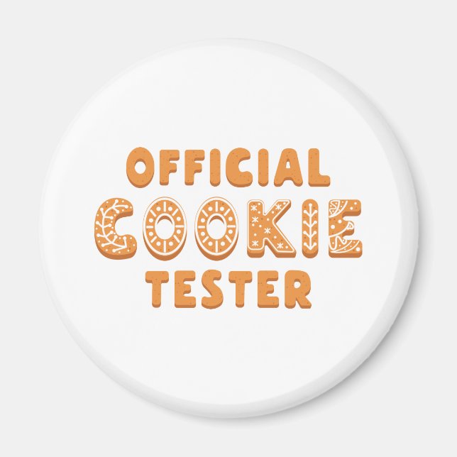 Imã Testador Oficial de Cookies (Frente)
