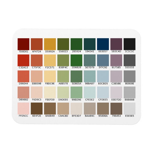 Ímã Teste de cor (Horizontal)