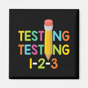 Imã Teste do professor no dia 1-2-3