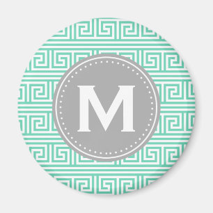 Imã Teste padrão chave grego da hortelã moderna do