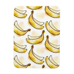 Ímã Teste padrão com banana