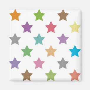 Imã Teste padrão de estrelas colorido