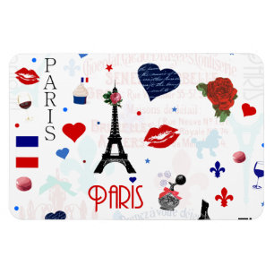 Ímã Teste padrão de Paris com torre Eiffel