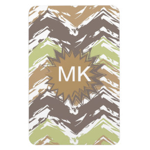 Ímã Teste padrão de ziguezague do Scribble da