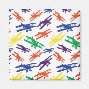 Imã Teste padrão do avião do biplano do vintage das