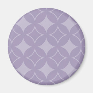 Imã Teste padrão do shippo da lavanda