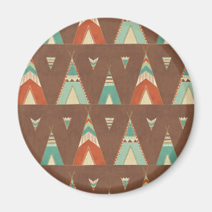 Imã Teste padrão do Teepee da cerceta de etapa   de