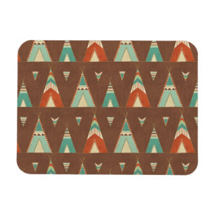 Ímã Teste padrão do Teepee da cerceta de etapa   de