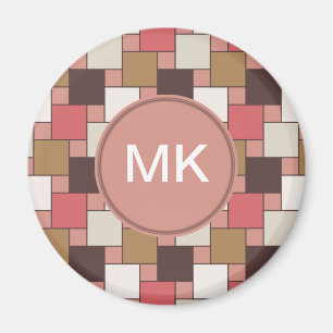 Imã Teste padrão do Weave da especiaria da abóbora