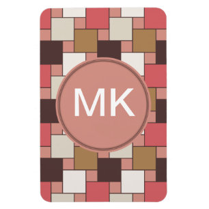 Ímã Teste padrão do Weave da especiaria da abóbora