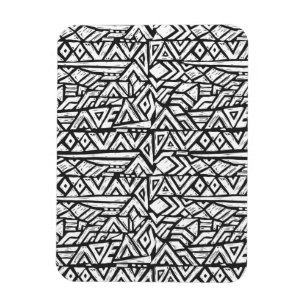 Ímã Teste padrão tribal artística inspirado
