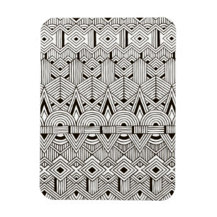 Ímã Teste padrão tribal inspirado