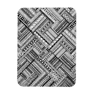 Ímã Teste padrão tribal inspirado da arte