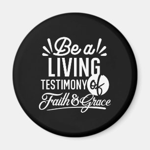 Imã Testemunho de Vida Espiritual Citação de Fé e Graç