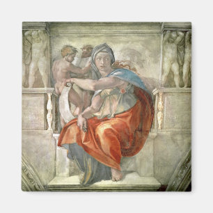 Imã Teto da capela de Sistine: Sibyl Delphic