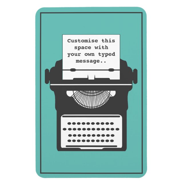 Ímã Teto de Mensagem Personalizada da Máquina de Digit (Vertical)