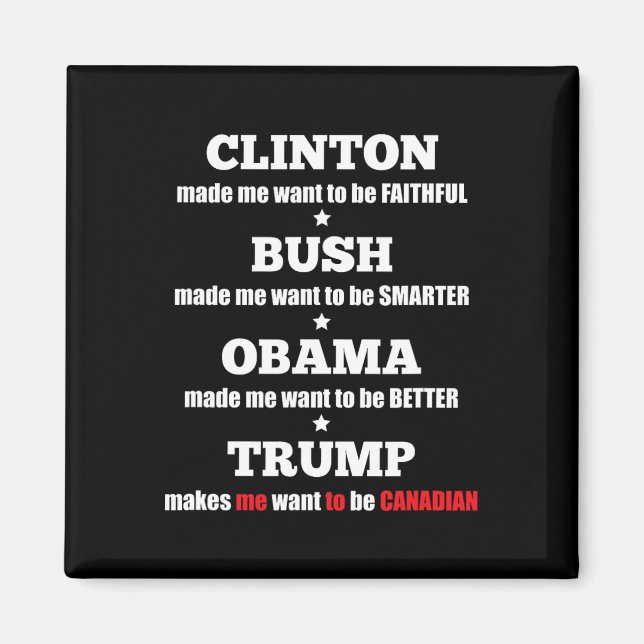 Imã Teto Político Trump Para Independentes E Liberais (Frente)