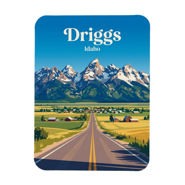 Ímã Teton Scenic Byway Idaho (Vertical)