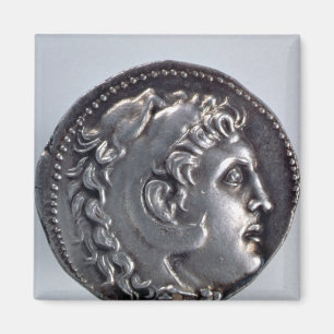 Imã Tetradrachma que descreve Alexander o excelente