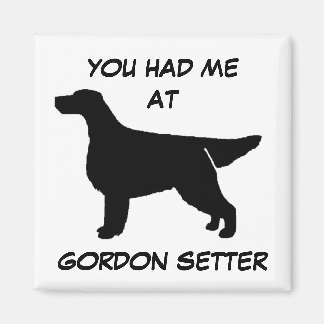 Imã TEVE-ME NO GORDON SETTER Magnet (Frente)