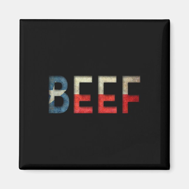 Imã Texas Beef O Coração Do Churrasco  (Frente)