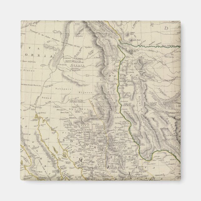 Imã Texas, Califórnia, México (Frente)